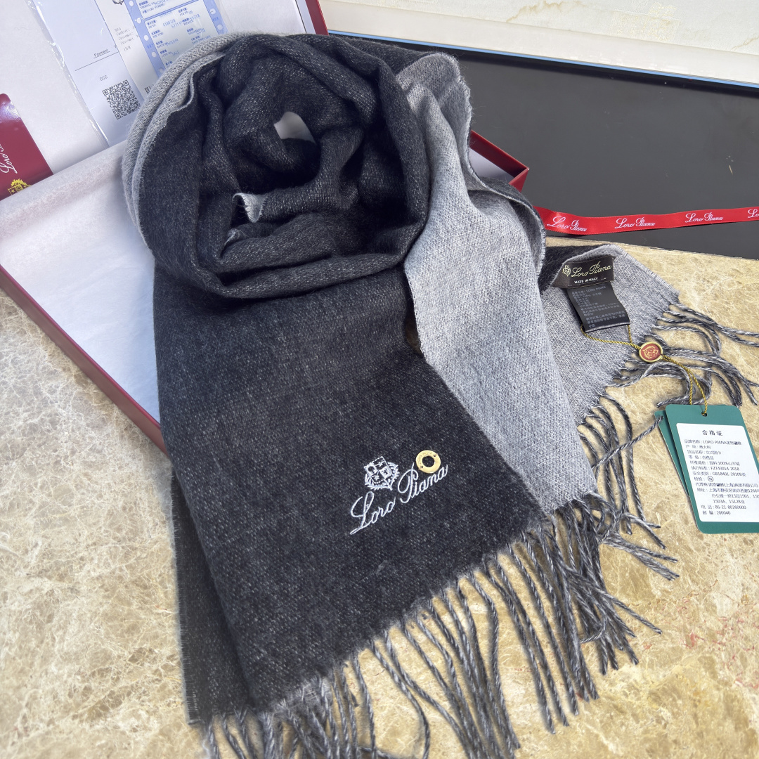 🆕Loro Piana · 诺悠翩雅【贸易公司尾单，极品双面山羊绒围巾披肩】送人自留都太高大上了😍重磅上