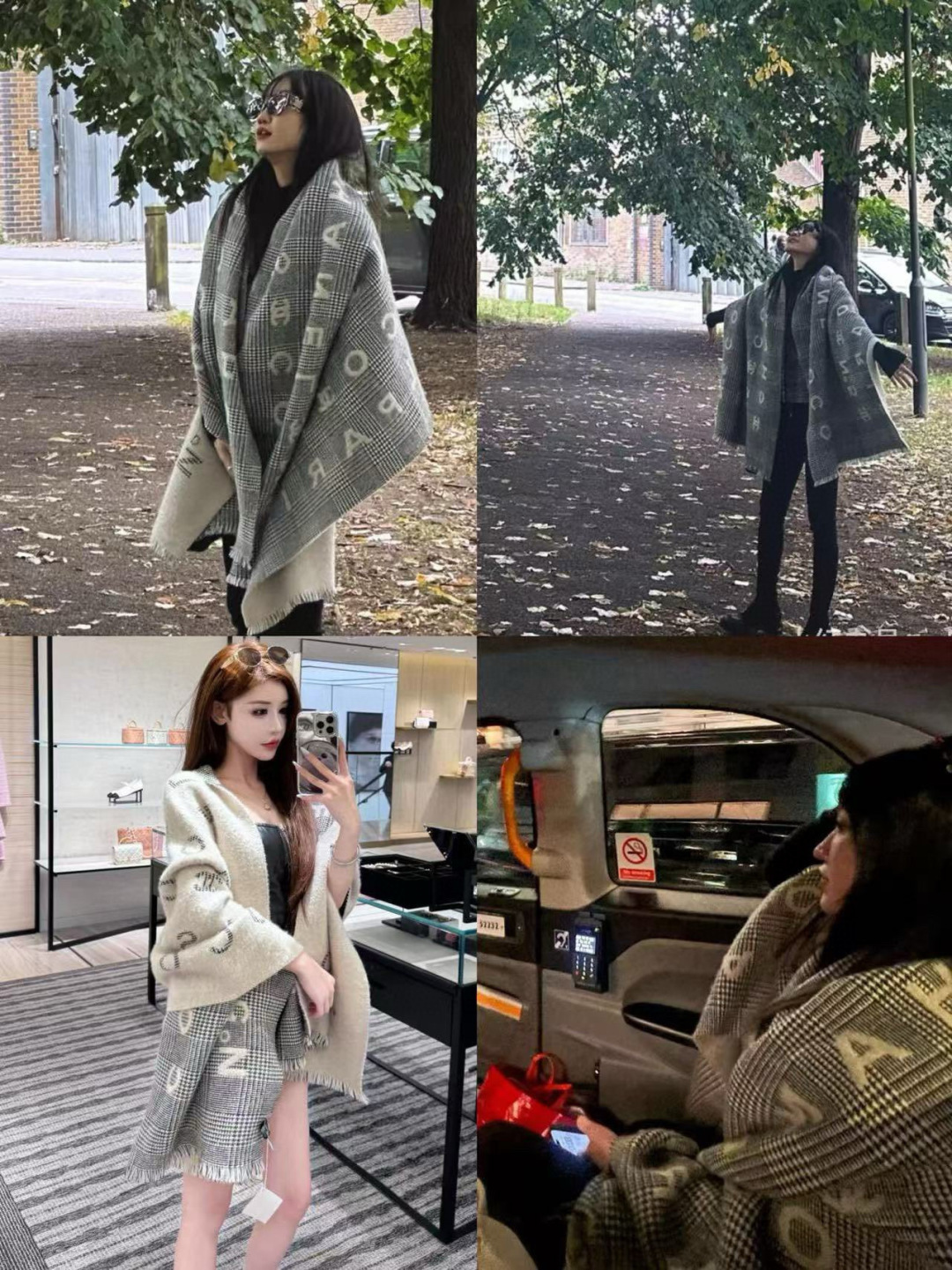🆕24cocoChanel系列，张予曦同款围巾，被誉为24年香奶奶最好看的一款，最值得入手的一条，一面千