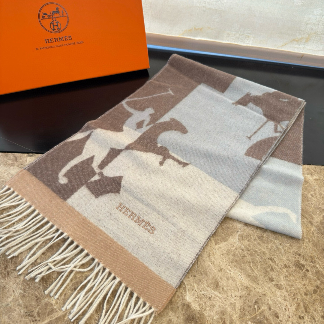 🆕 【▪Hermes · 爱马仕提花围巾，精致的温柔配色，超级迷恋❗️气质低调恬静又不失优雅❗️】重点推