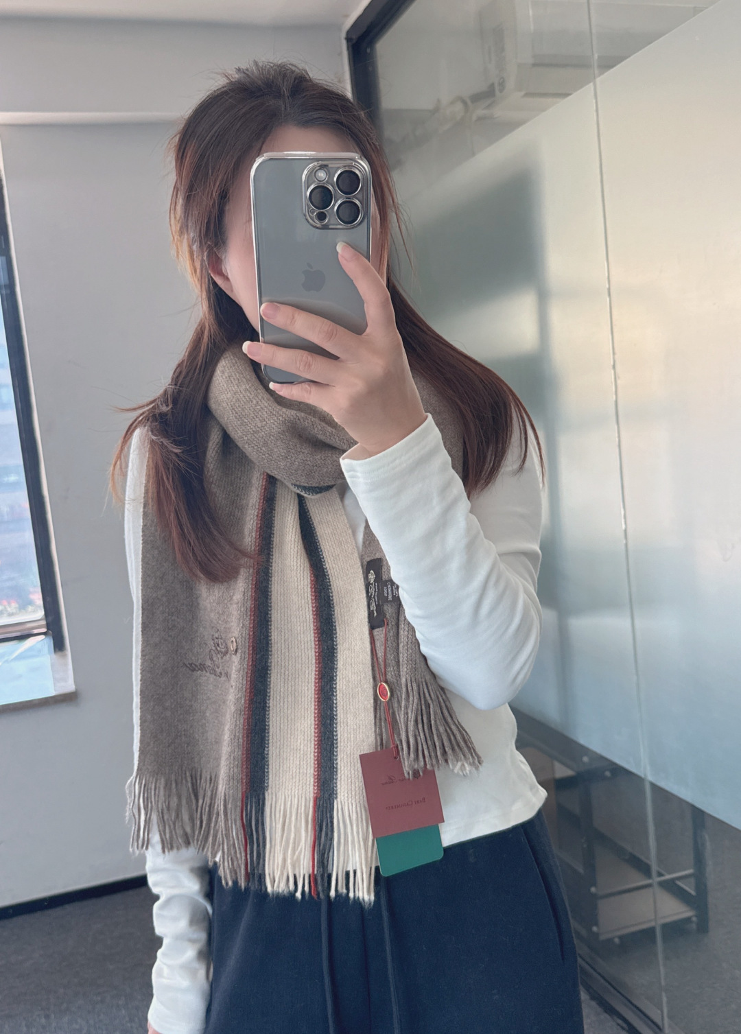Loro Piana Piana · 诺悠翩雅秋冬新品羊绒针织围巾 出口尾单 客供 纱线 这款织法比较难