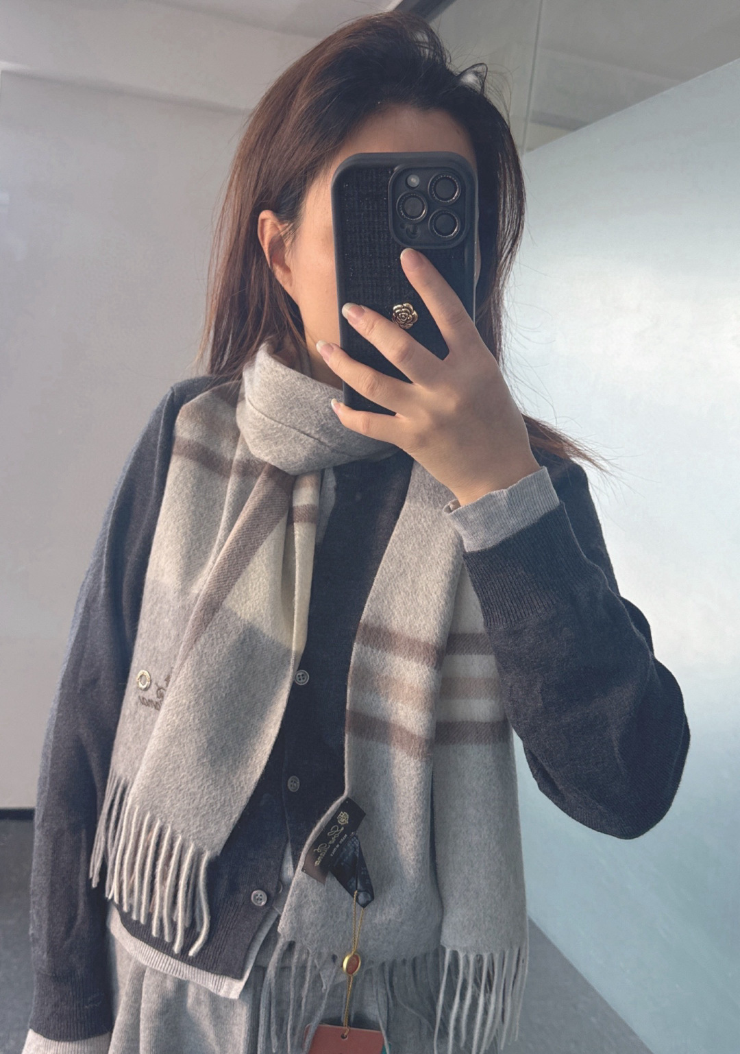 Loro Piana Piana · 诺悠翩雅秋冬新品 【 山羊绒水波纹格纹围巾】送人自留都太高大上了 重磅上新