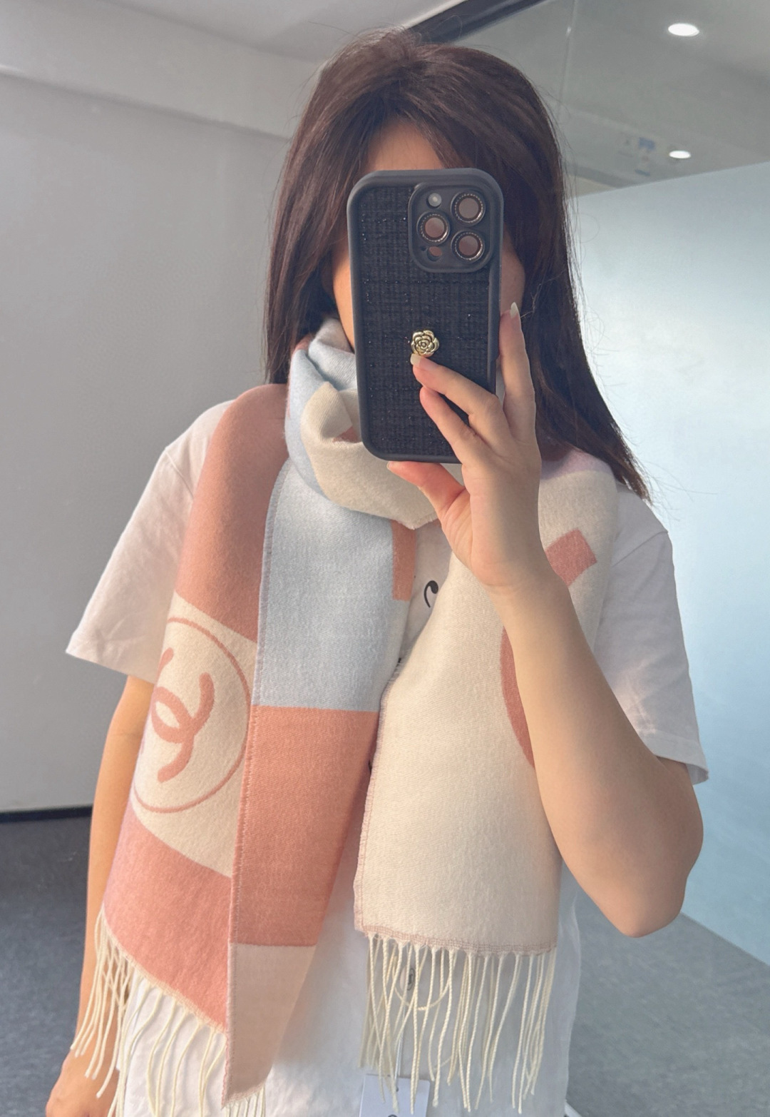 Chanel 香奈兒新品圍巾，這條必須推