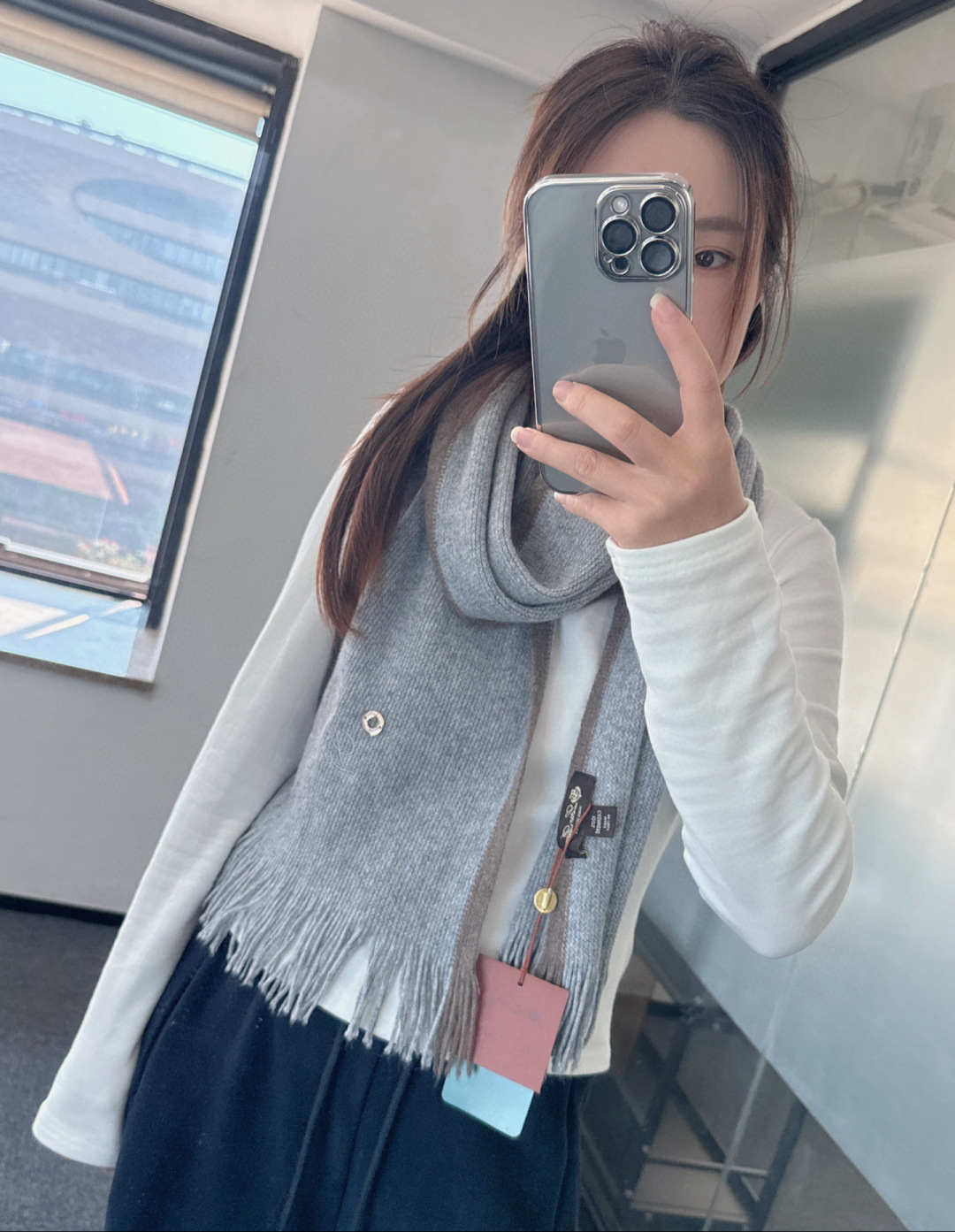 Loro Piana Piana · 诺悠翩雅秋冬新品羊绒针织围巾 出口尾单 客供 纱线 这款织法比较难