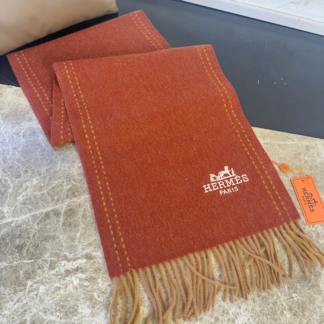 Hermes Scarf 🆕 ， ， ， ， ， H ， logo， ， ， ， ， ， ， ：35 x 180cm — photo 5