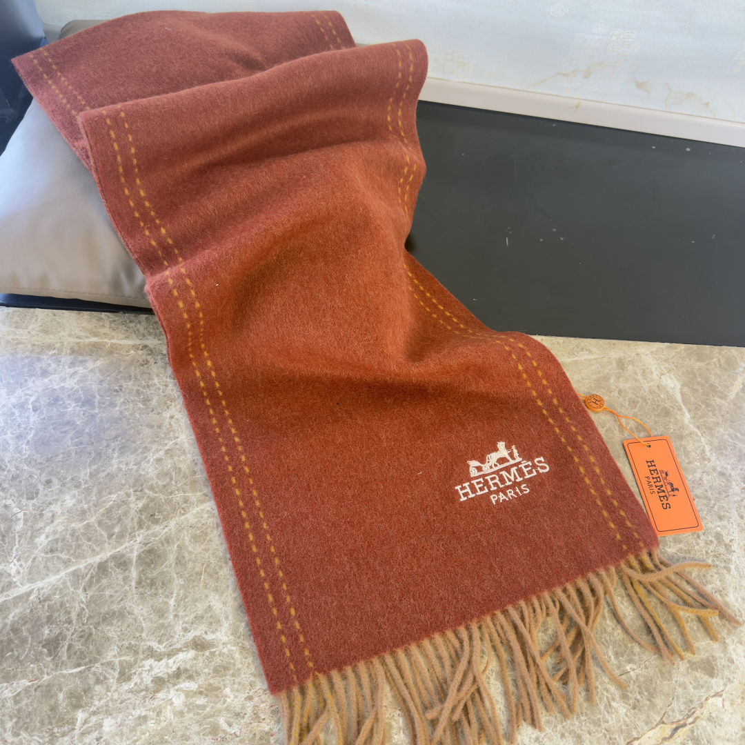 Hermes Scarf 🆕 ， ， ， ， ， H ， logo， ， ， ， ， ， ， ：35 x 180cm — photo 9
