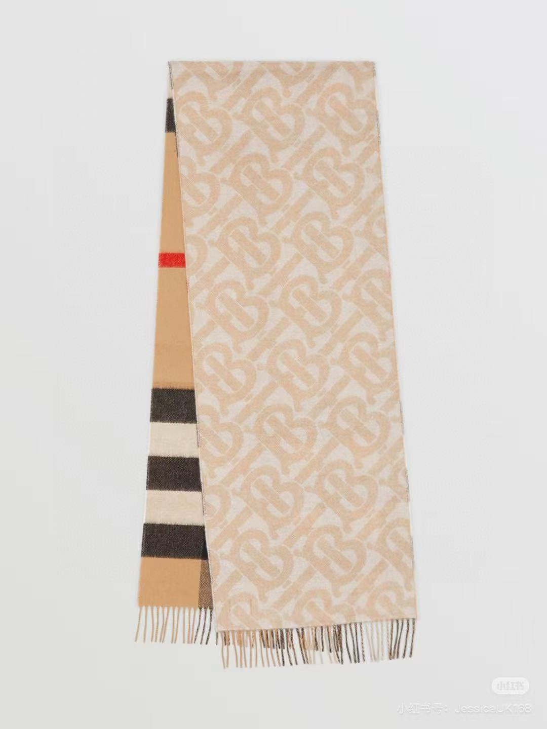 🆕❗️高版合股纱 · 法国的外贸订单 ❗️Bur经典款TB典藏款系列❗️提花精纺羊绒围巾，产自苏格兰工坊