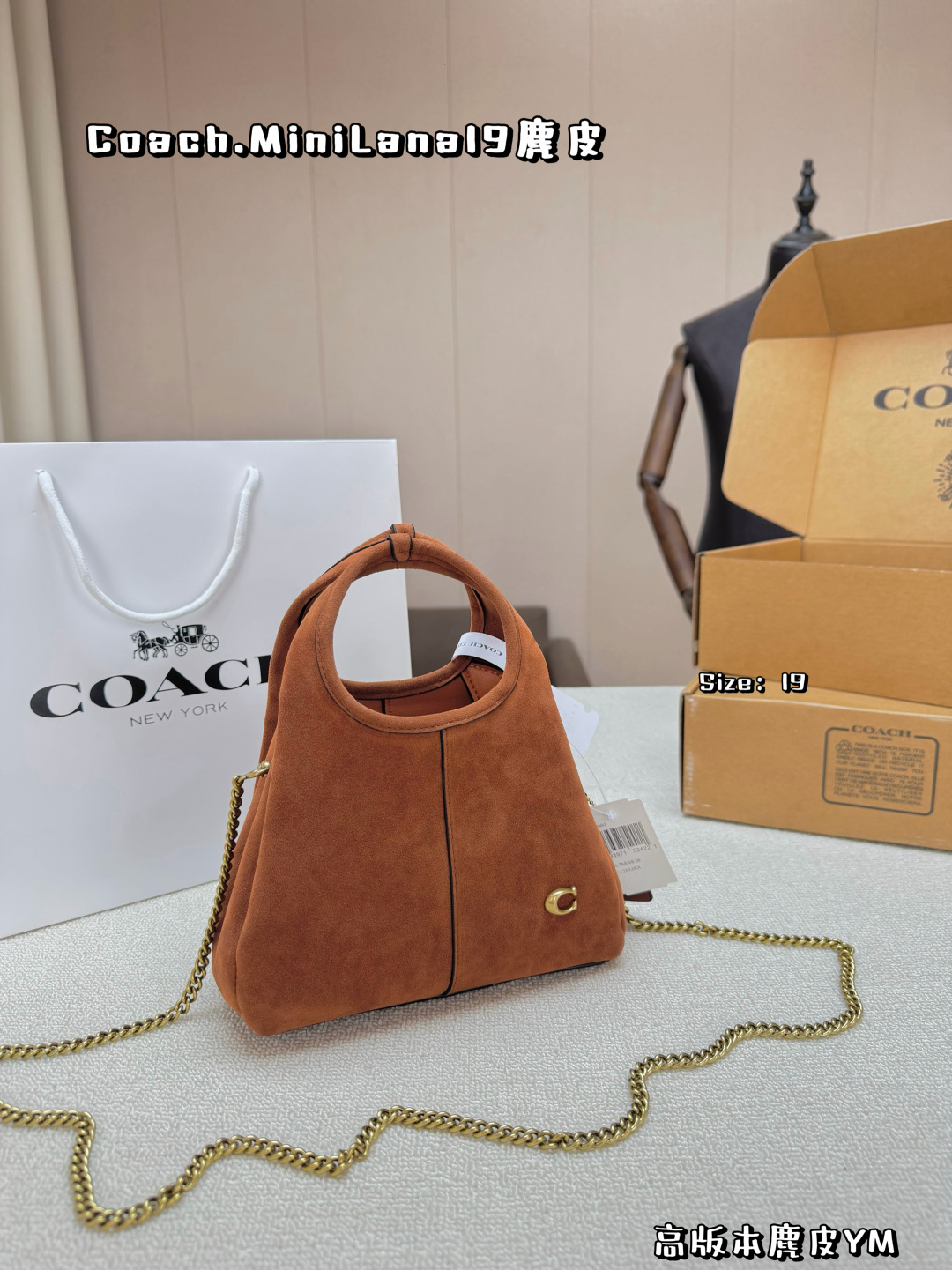 Borsa COACH Versione aggiornata in pelle scamosciata — photo 9