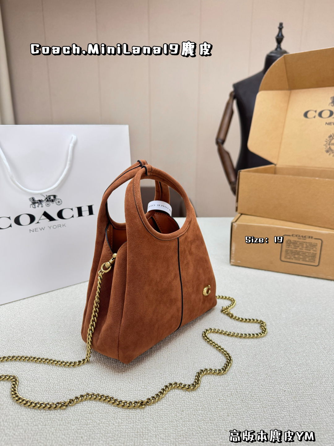 Borsa COACH Versione aggiornata in pelle scamosciata — photo 7