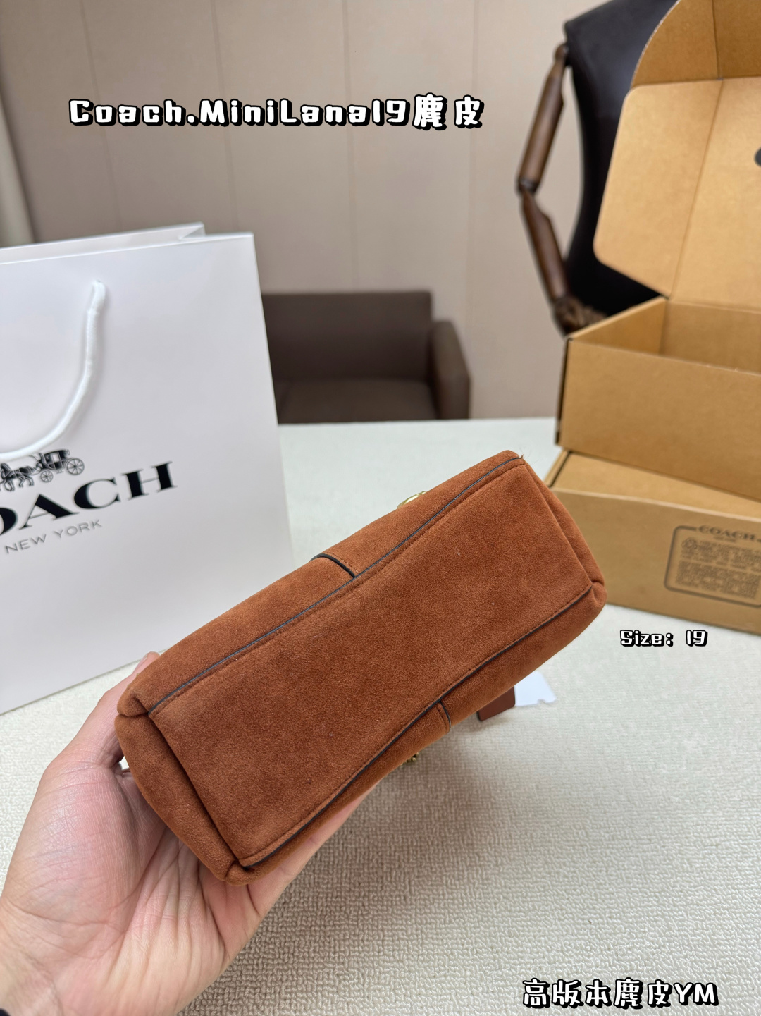 Borsa COACH Versione aggiornata in pelle scamosciata — photo 4