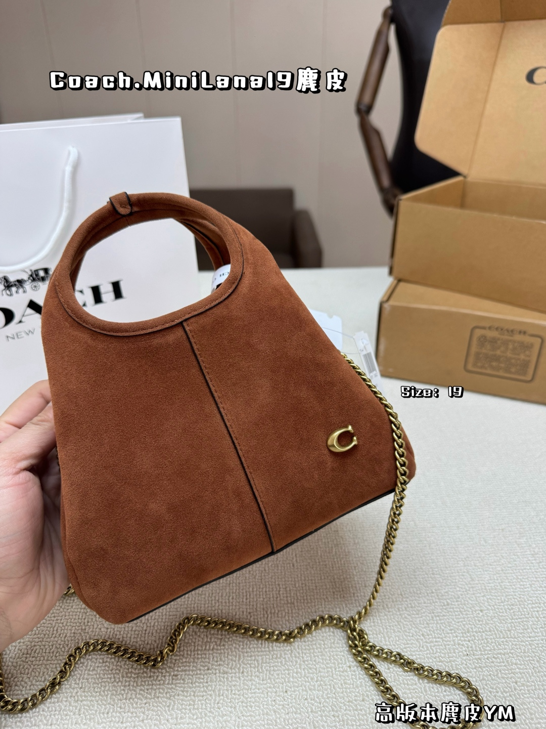 Borsa COACH Versione aggiornata in pelle scamosciata — photo 3