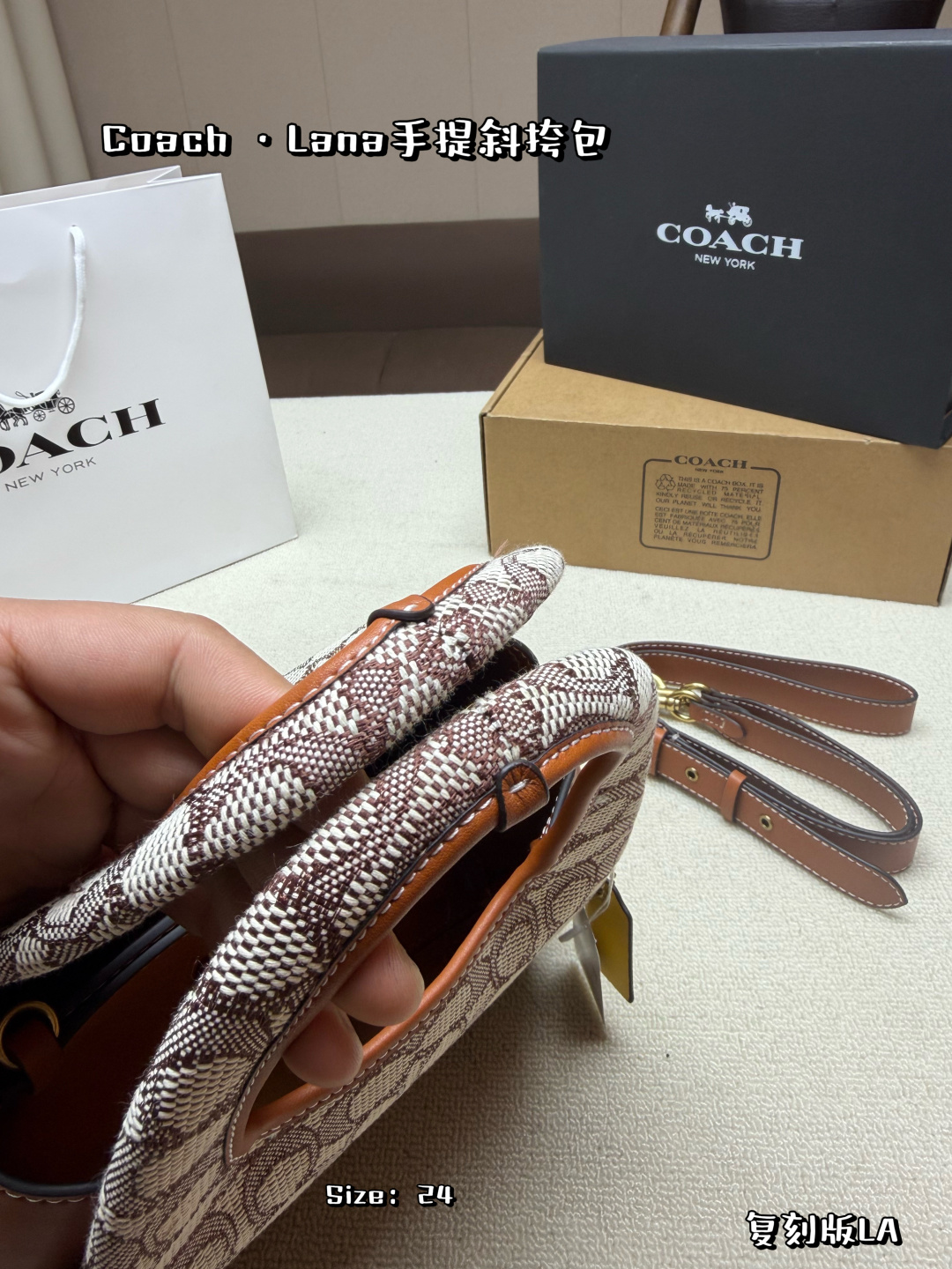 Borsa COACH, con custodia per aereo — photo 4