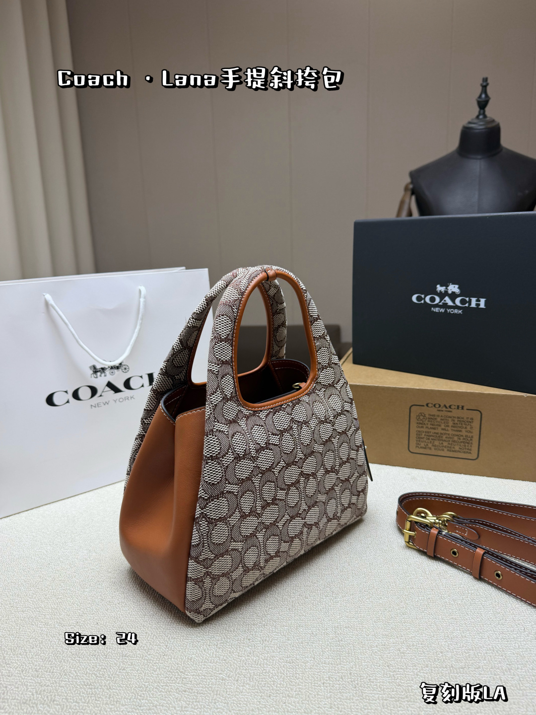 Borsa COACH, con custodia per aereo — photo 3