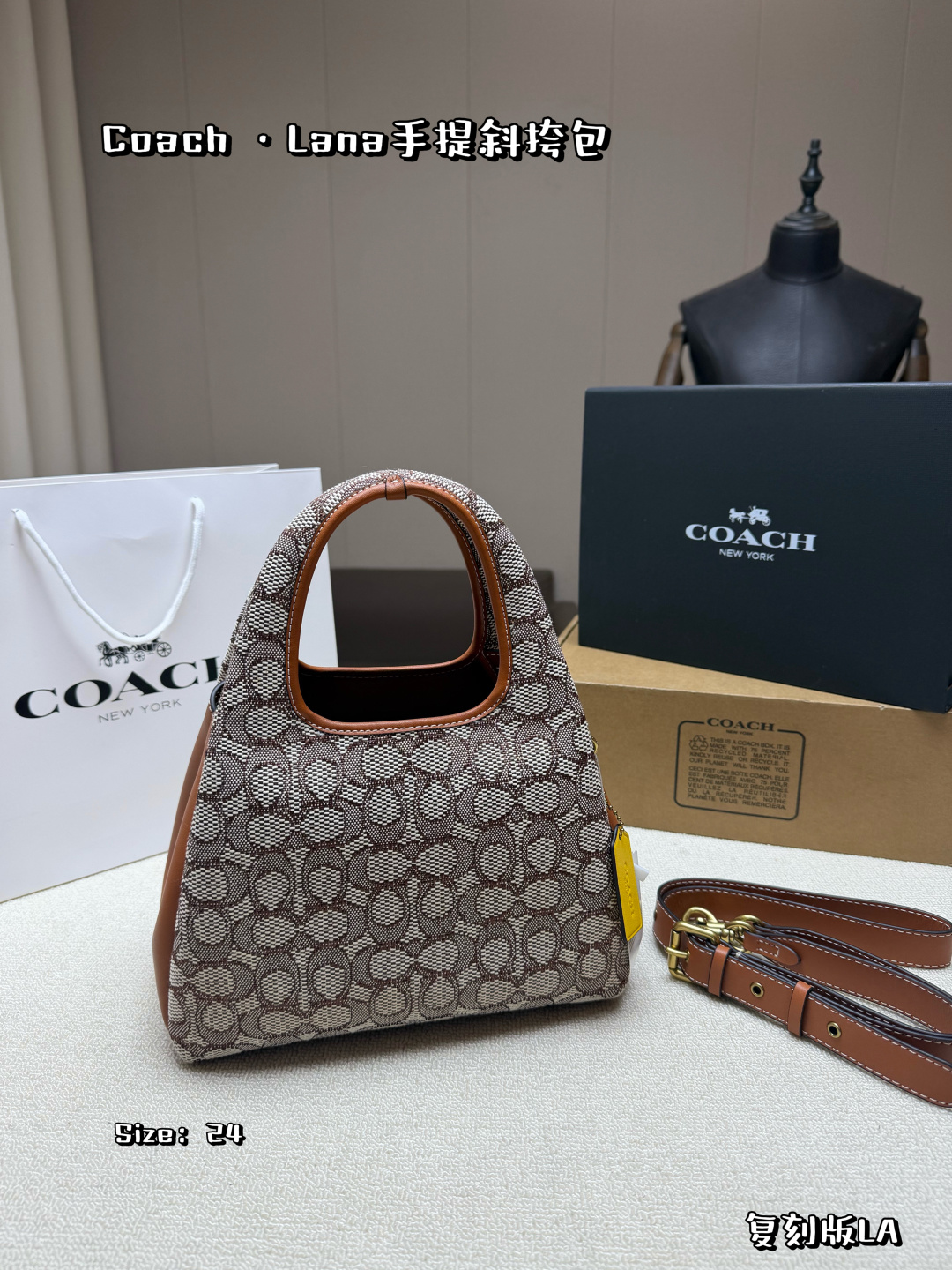 Borsa COACH, con custodia per aereo — photo 2