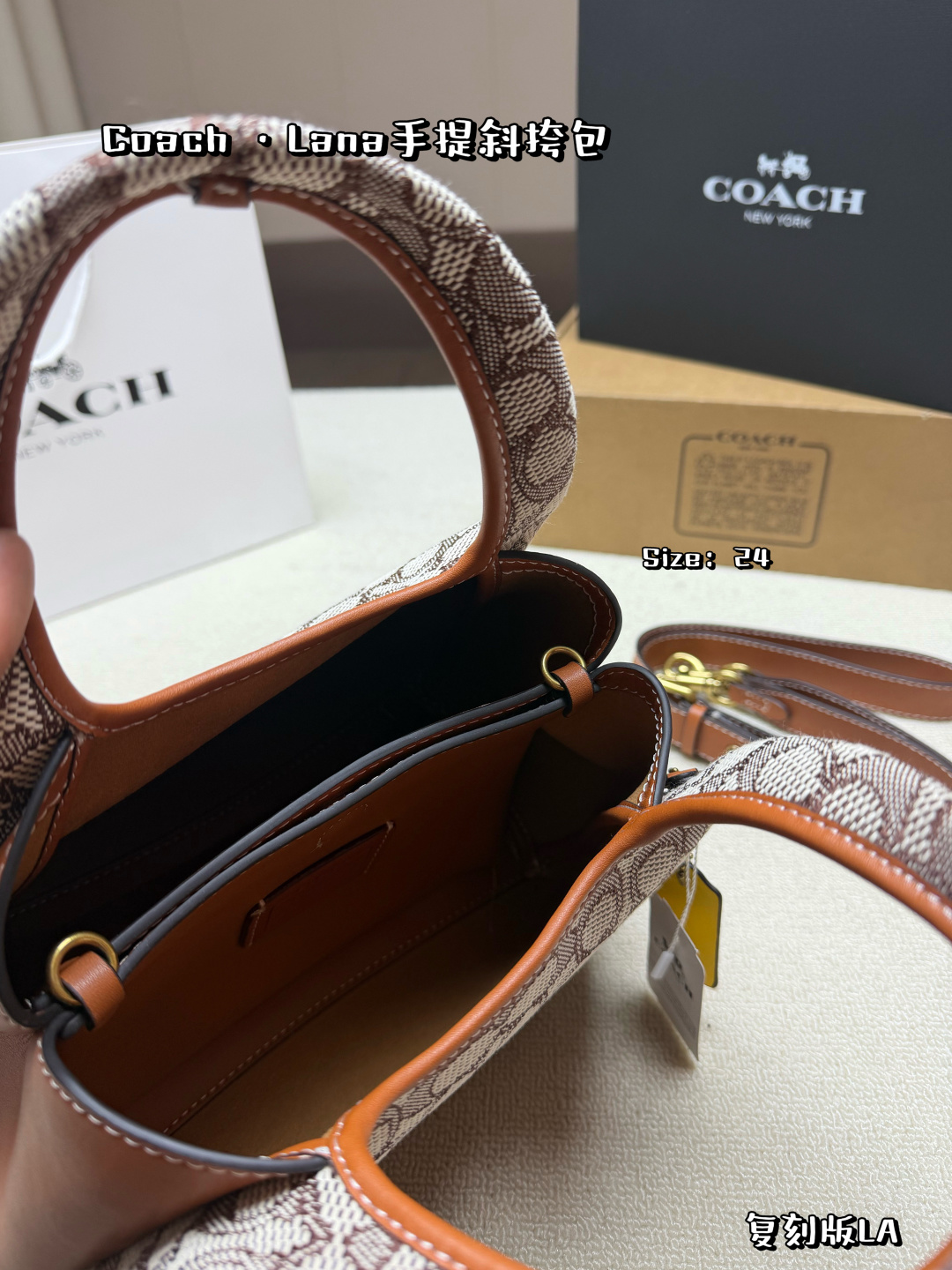 Borsa COACH, con custodia per aereo — photo 5