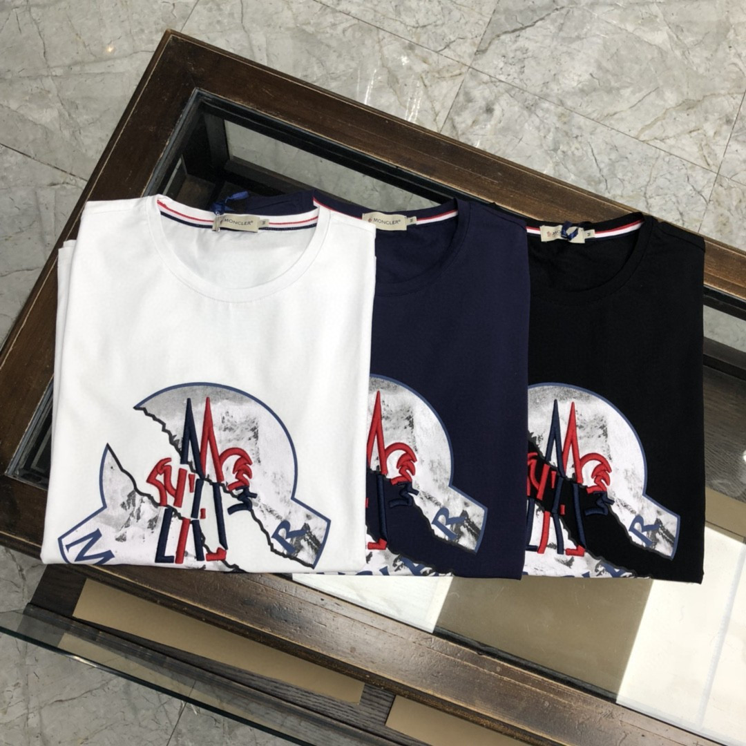 몽클레어 남성 슬림핏 반팔 티셔츠 48934 이미지 2