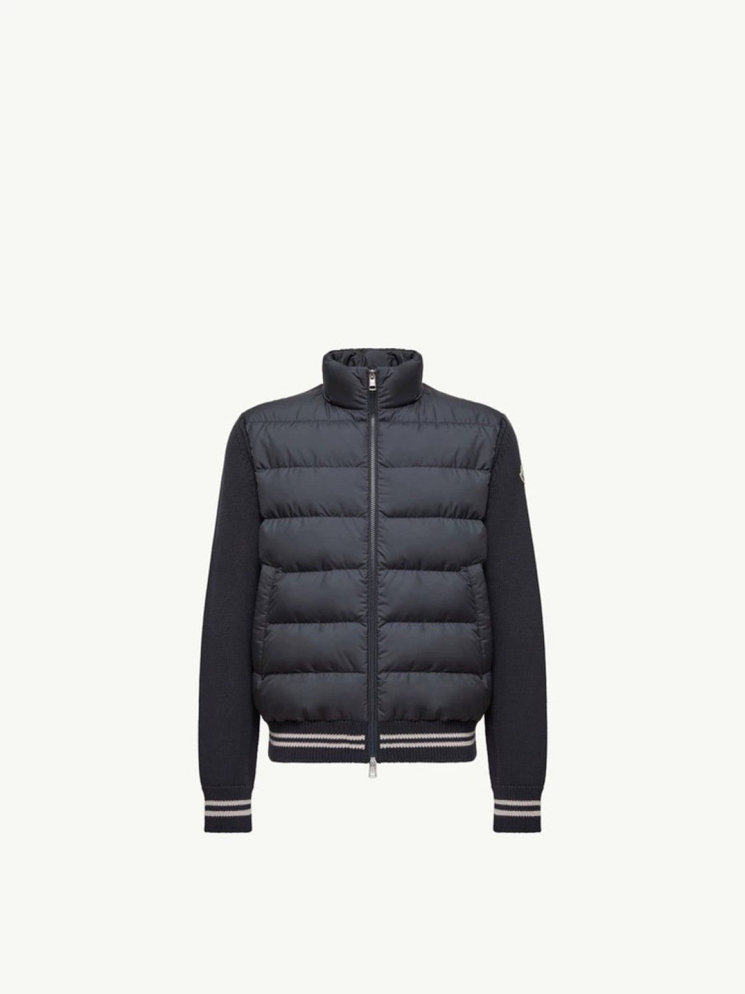 羽绒 Moncler 蒙口 羊毛针织衫羽绒拼接 官网图同步上新～黑色 咖啡色