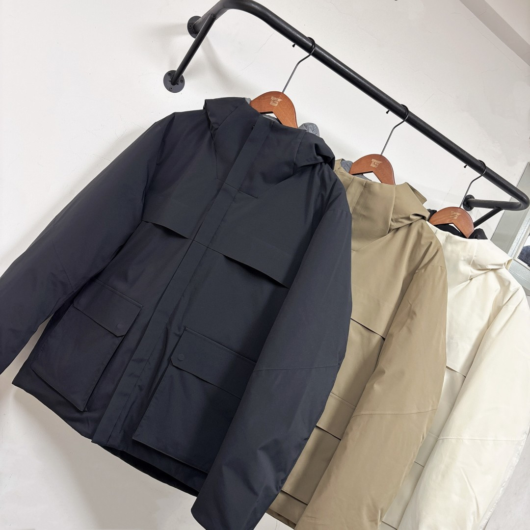 🆕ZEGNA 杰尼亚 25秋冬最新款连帽工装款大口袋羽绒服外套 版型剪裁完美穿着舒适有型，整体视觉感超强