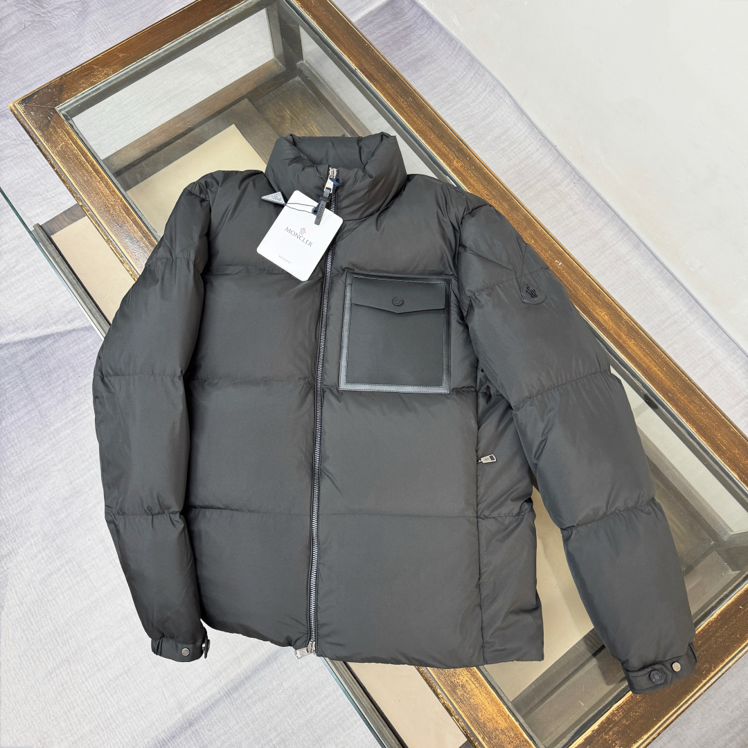 Moncler Chinon Quilted Down Jacket, New Collection. Black and Brown Colors.