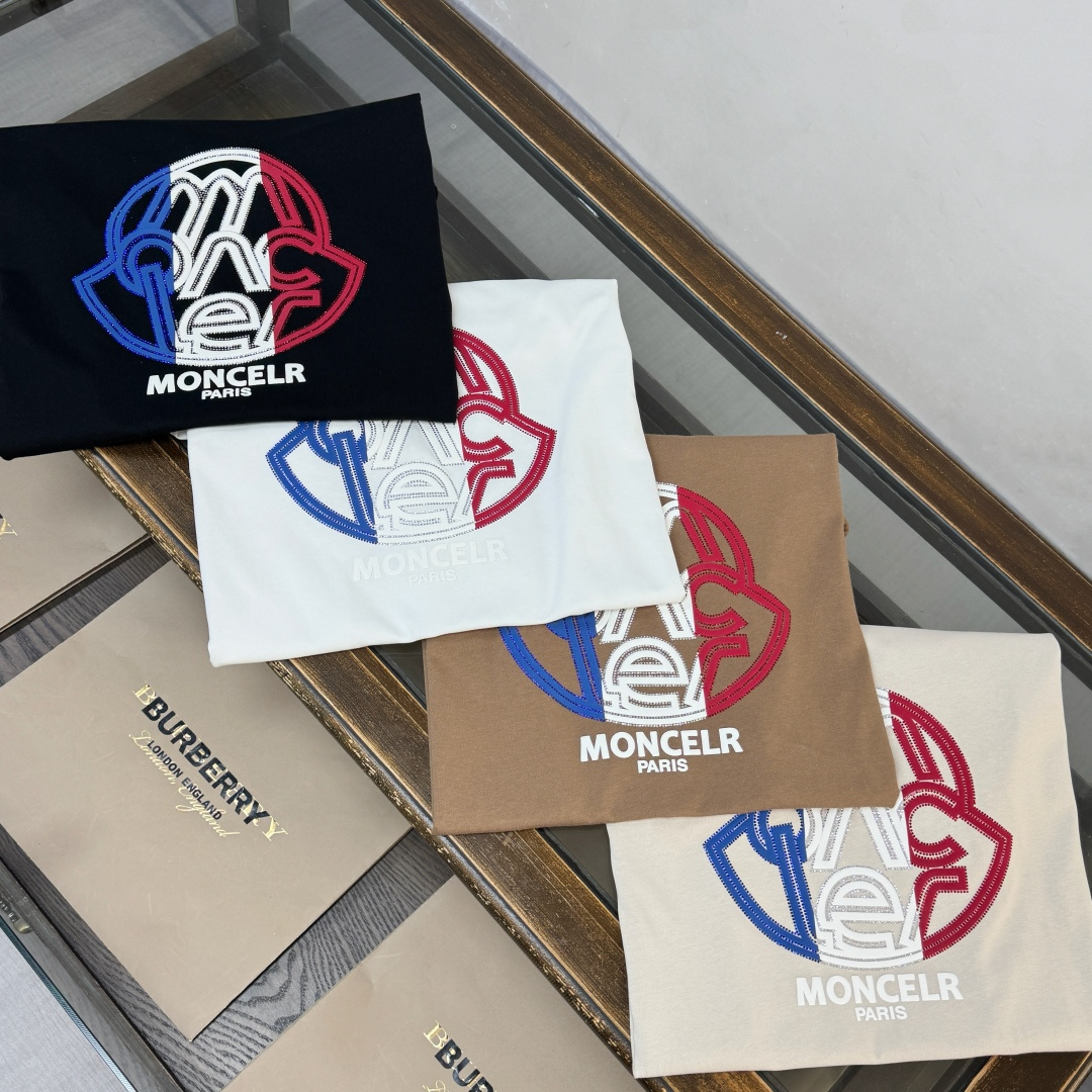 몽클레어 여성 크루넥 코튼 반팔 티셔츠 52240 이미지 2