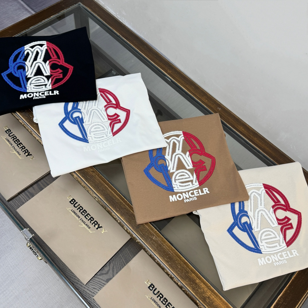 몽클레어 남성 크루넥 코튼 반팔 티셔츠 상세 이미지 2