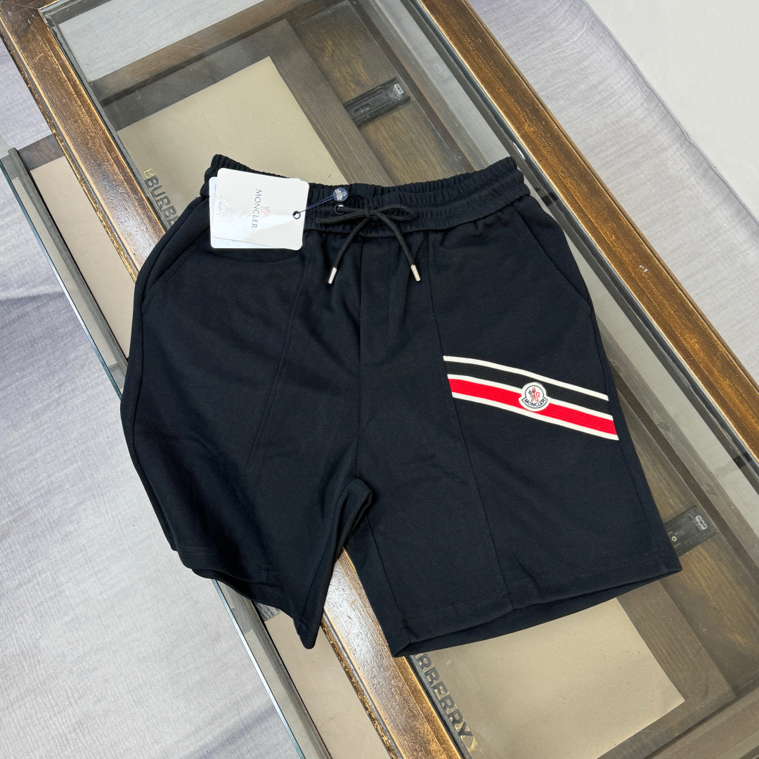 P100 C✨MON*CLER Moncler 2026 último modelo pantalones cortos casuales, tela personalizada ~ estilo simple pero con clas…