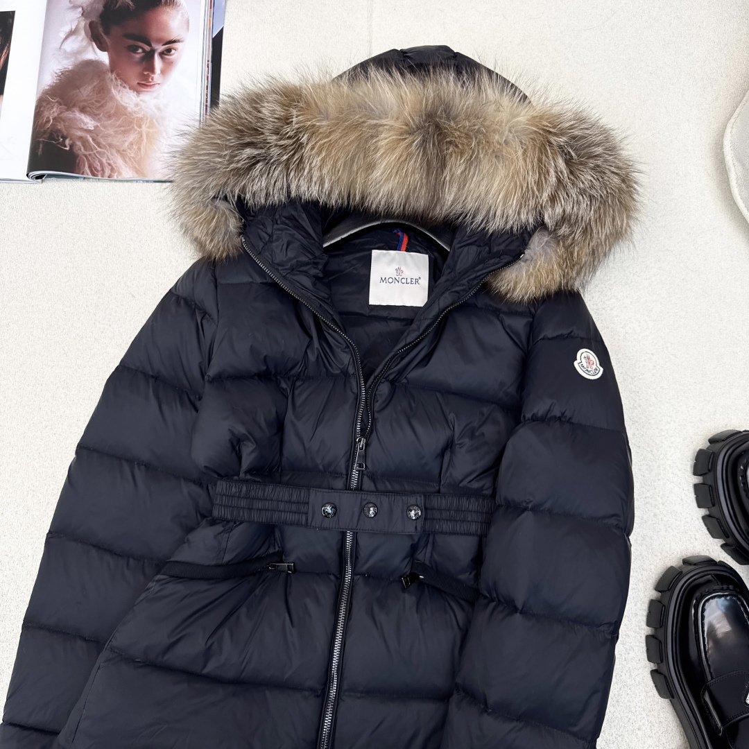 MC Short Hooded Goose Down Puffer Jacket with Fur Collar 4 cmp i1757136161897 4309 0 4