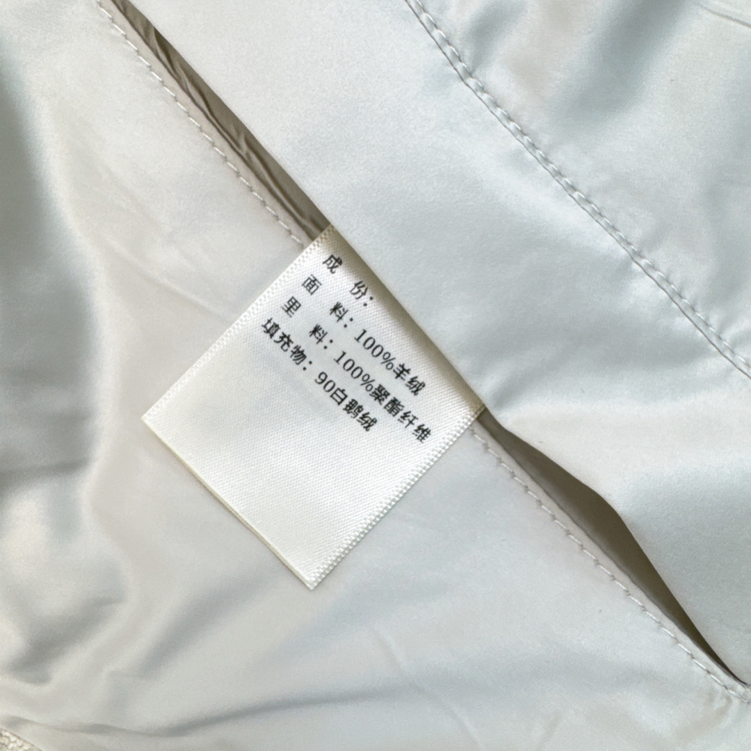 双面可穿 原单品质 Bc 25Ss————秋冬最新款高奢老钱风穿搭小立领白鹅绒马甲外套🤎百分百山羊绒外壳