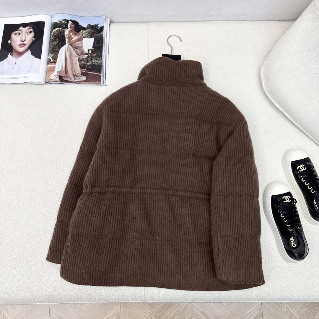 Luxury Cashmere Down Jacket with Drawstring Waist - Elegant Winter Style 6 cmp i1757394087923 5668 0 7