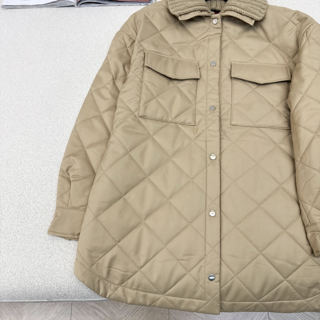 品质控必入 lp🆕 25Ss————秋冬最新款羊毛针织翻领设计棉服外套 🤎每年必留的棉服系列 超级实穿又