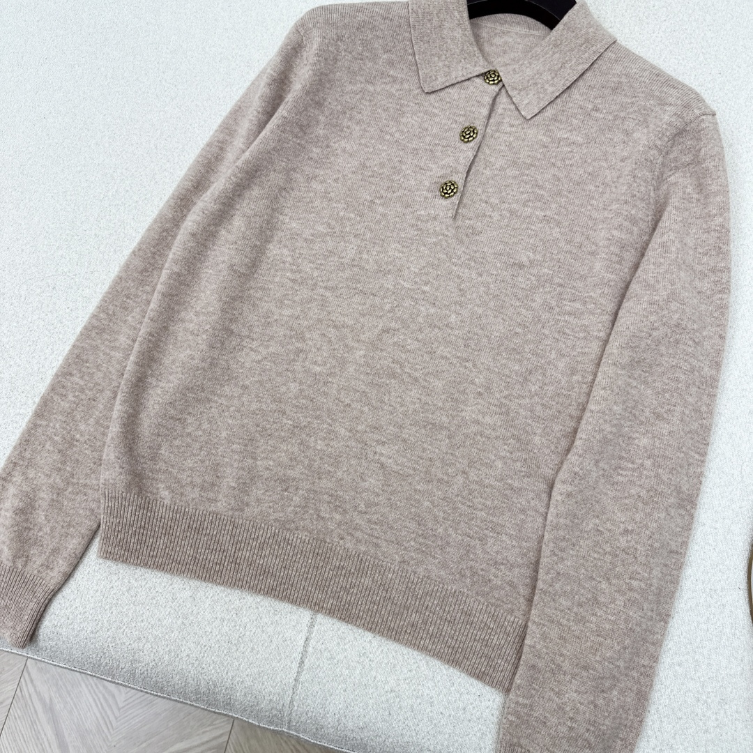 老钱风穿搭 lp🆕 25Ss————秋冬最新款美拉徳穿搭羊绒羊毛毛衣🤎polo翻领经典版型高级又时髦 重