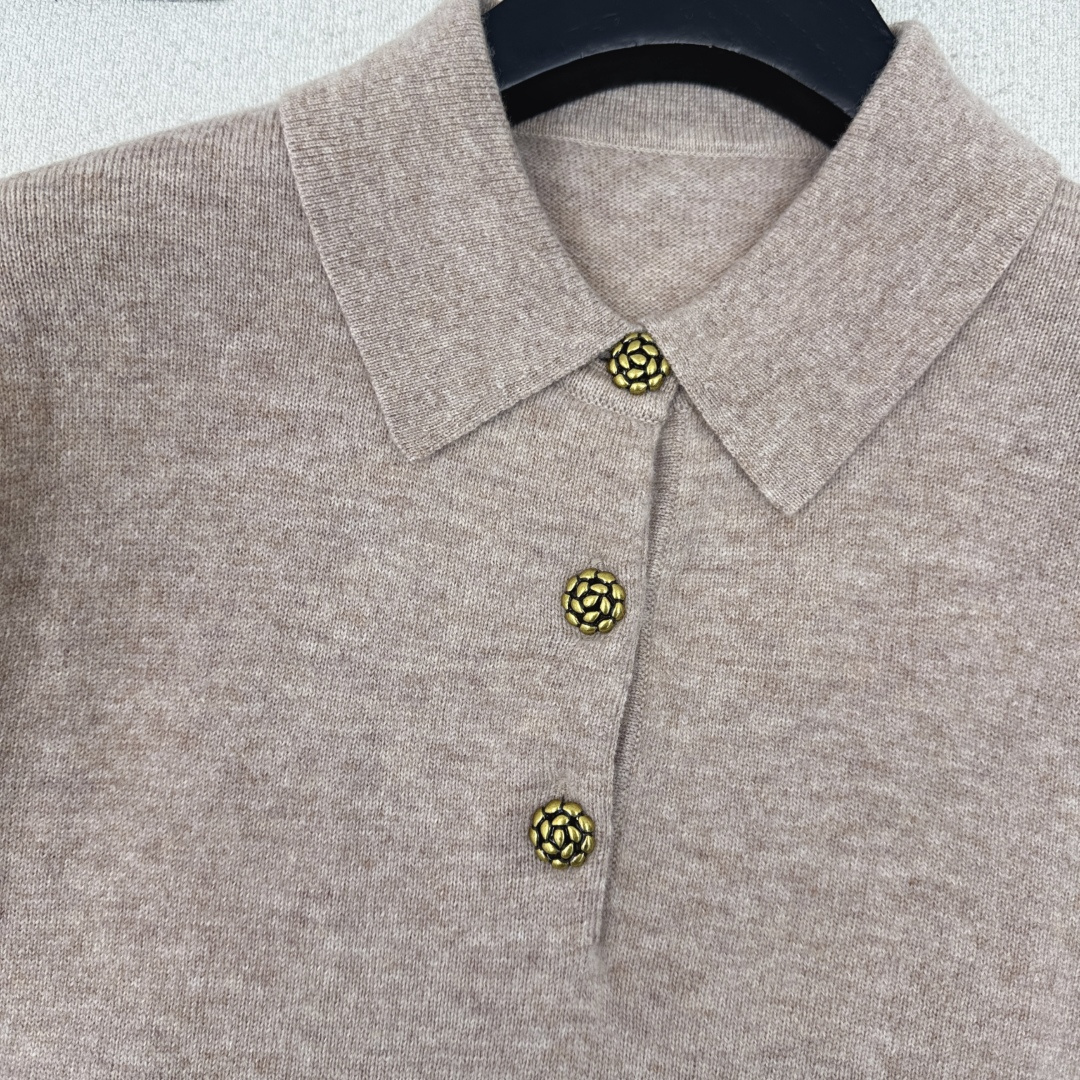 老钱风穿搭 lp🆕 25Ss————秋冬最新款美拉徳穿搭羊绒羊毛毛衣🤎polo翻领经典版型高级又时髦 重