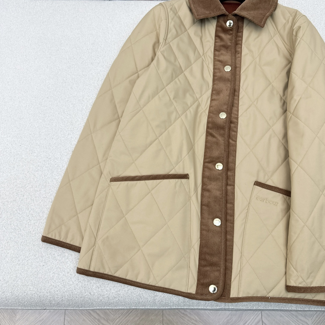 入冬不可缺少的棉服 时髦小众设计 25Ss————秋冬最新款撞色灯芯绒绒翻领设计棉服外套 🤎每年必留的棉