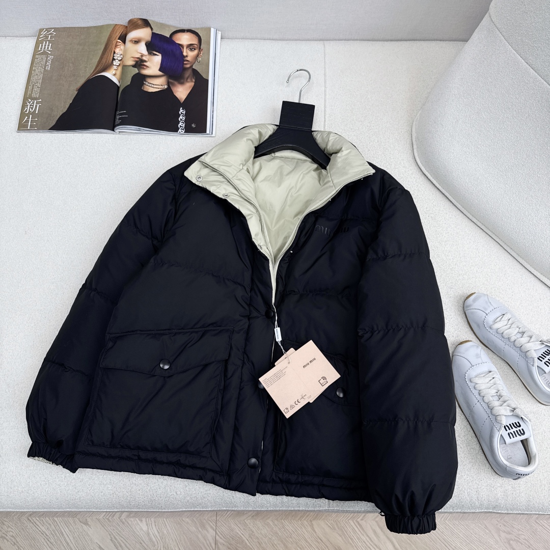 Miu Miu 25SS Reversible Down Puffer Jacket - Stylish & Versatile 8 cmp i1757565994517 5463 0 6