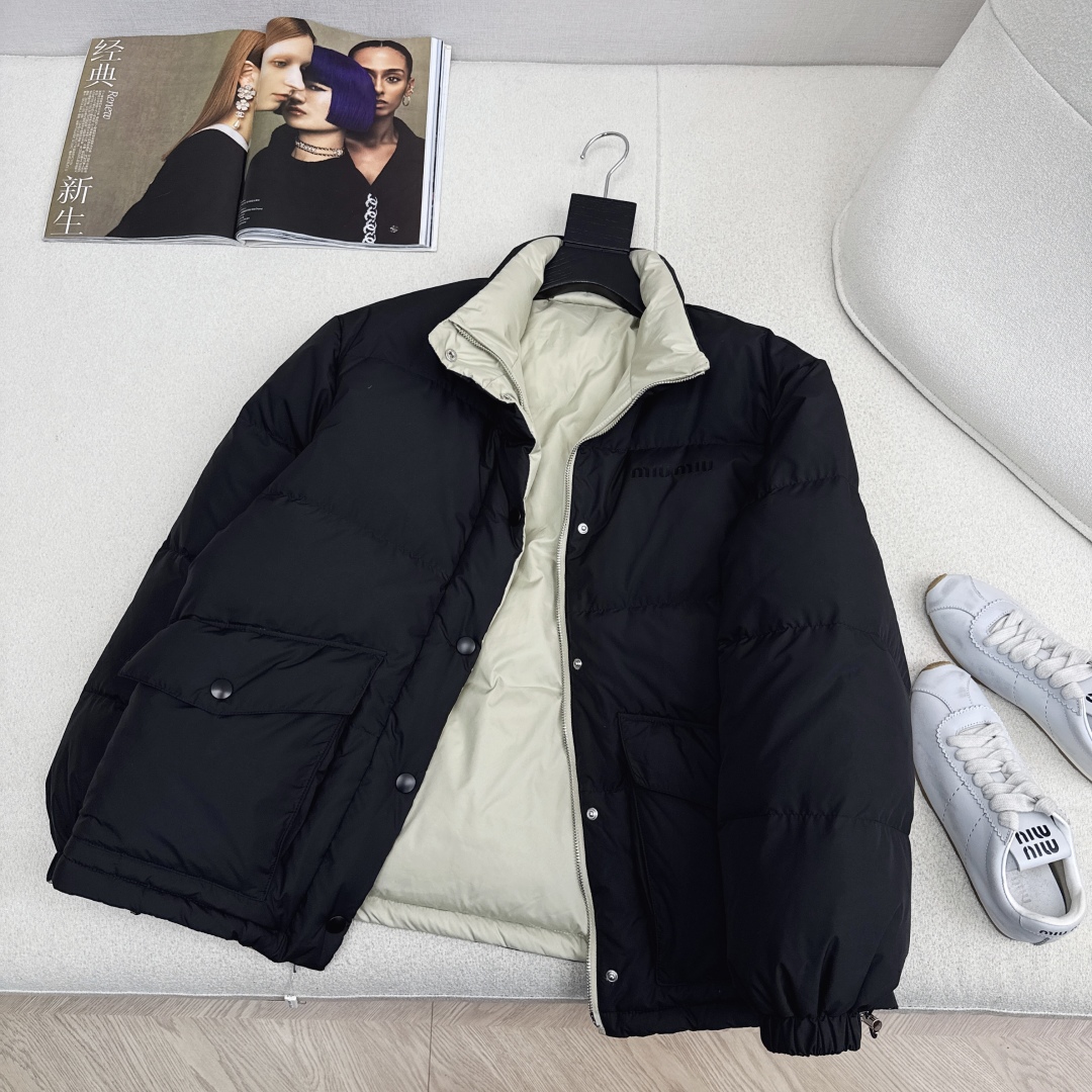 Miu Miu 25SS Reversible Down Puffer Jacket - Stylish & Versatile 9 cmp i1757565995921 566 0 7