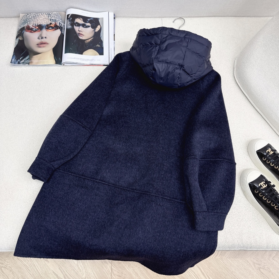 高端原单品质 独家首发 lp🆕 25Ss——秋冬新品 两件套设计羽绒内胆双面羊绒大衣🤍 老钱风穿搭 经典