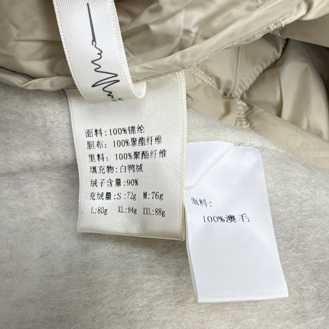 高端原单品质 独家首发 lp🆕 25Ss——秋冬新品 两件套设计羽绒内胆双面羊绒大衣🤍 老钱风穿搭 经典