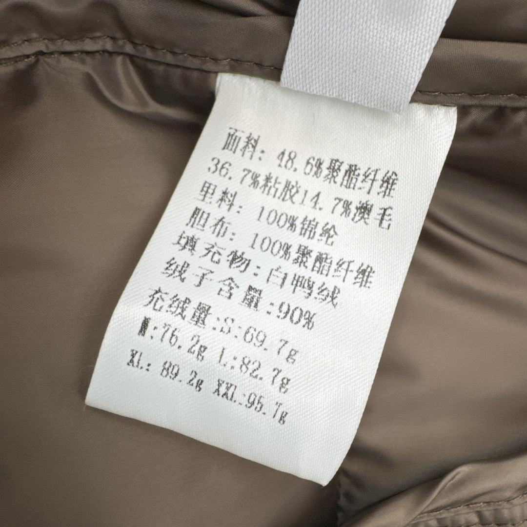 原单品质 lp🆕 25Ss———秋冬新品羊绒短款圆领羽绒服外套🖤经典H宽松版型 立体裁剪优雅知性风 国标