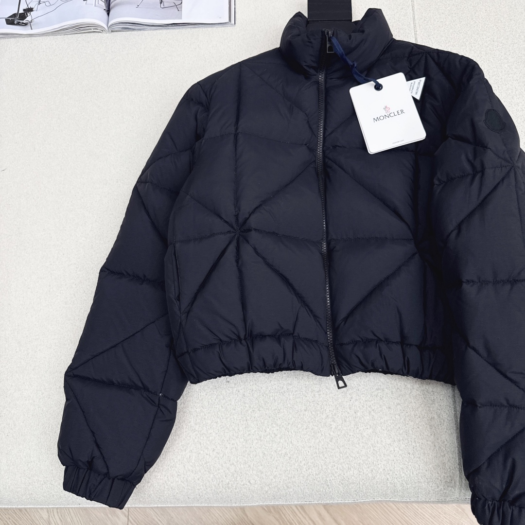 Diamond Quilted Puffer Jacket Women's Winter Coat Stand Collar Short 5 cmp i1759465186191 8169 0 3