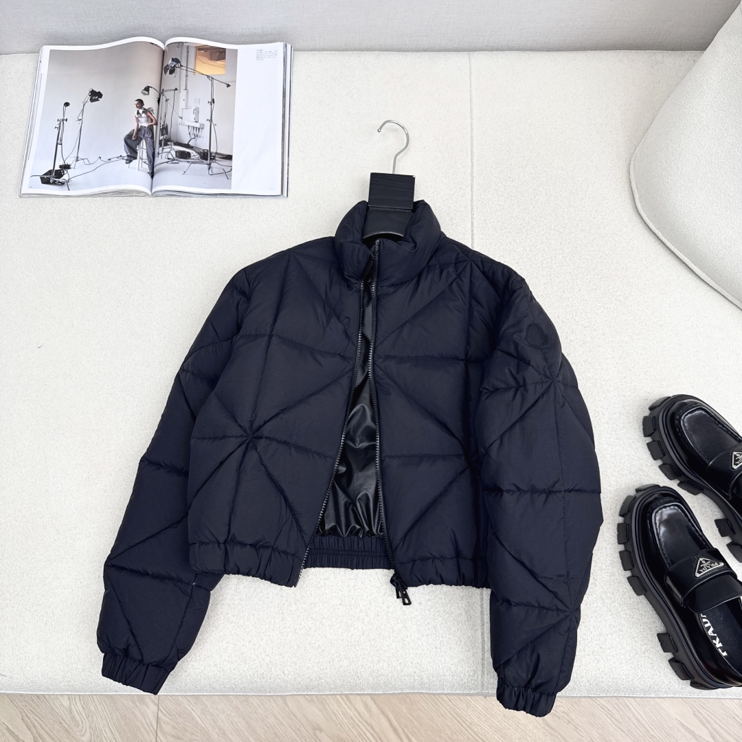 Diamond Quilted Puffer Jacket Women's Winter Coat Stand Collar Short 7 cmp i1759465187021 6752 0 5