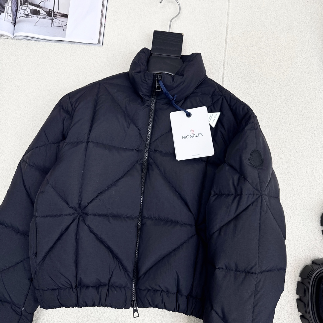 Diamond Quilted Puffer Jacket Women's Winter Coat Stand Collar Short 3 cmp i1759465187022 7905 0 1