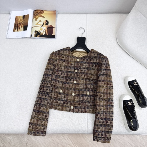 Elegant Tweed Blazer with Braided Trim, Classic Style - Perfect for Fall 1 Elegant Tweed Blazer with Braided Trim, Classic Style - Perfect for Fall