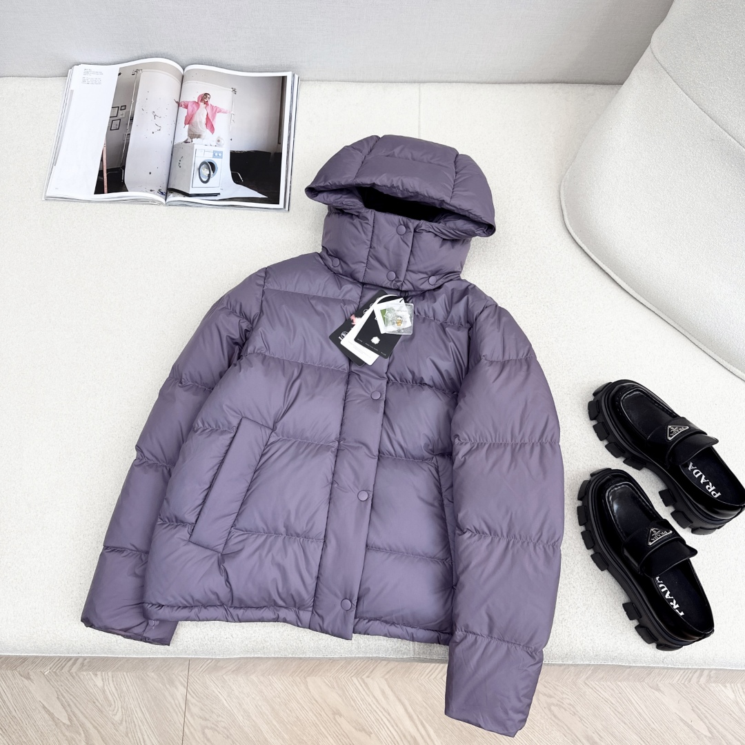 LULUL*MON 25ss———秋冬新款泡芙五格羽绒服💜 SoftMatte™ 面料 国标90白鸭绒填