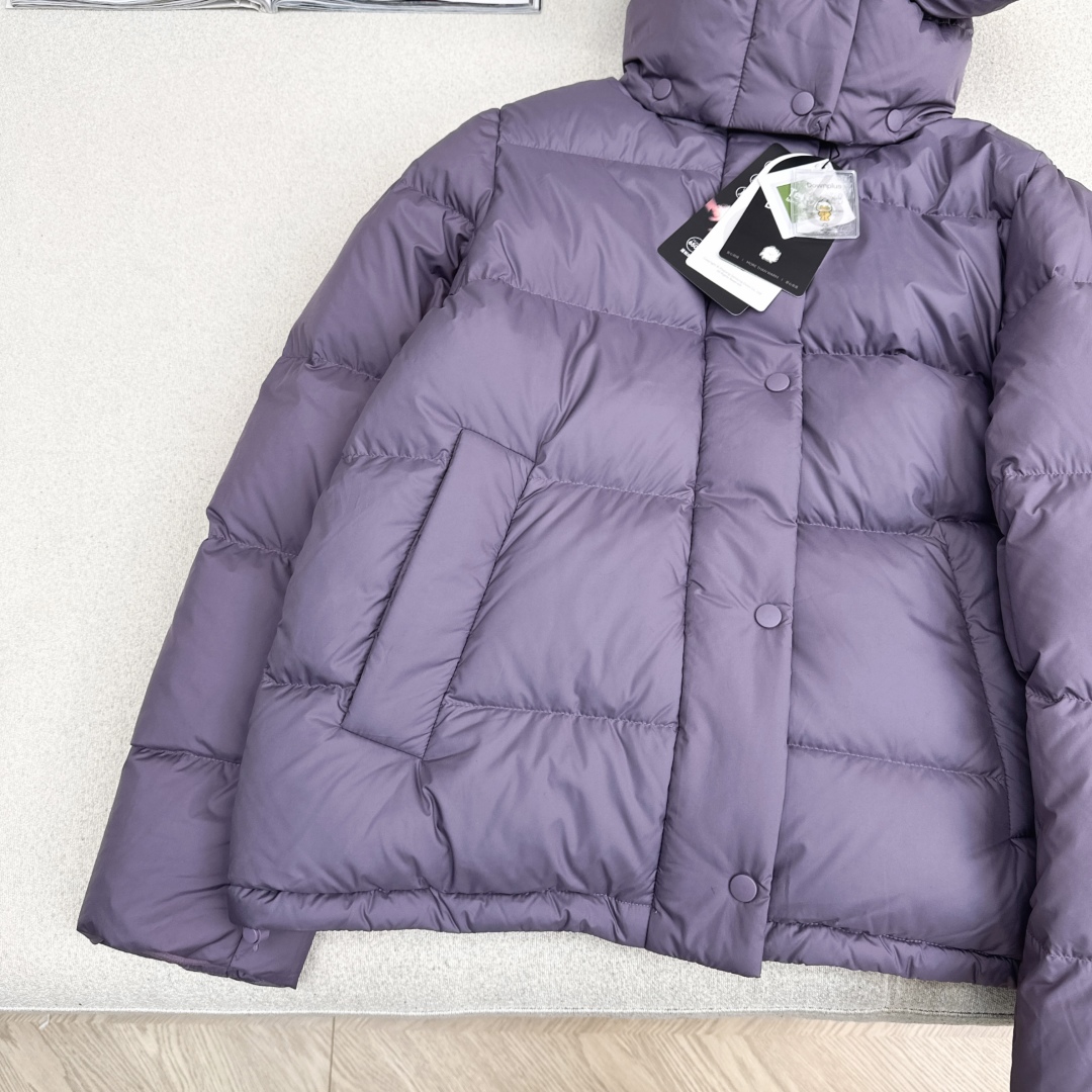LULUL*MON 25ss———秋冬新款泡芙五格羽绒服💜 SoftMatte™ 面料 国标90白鸭绒填