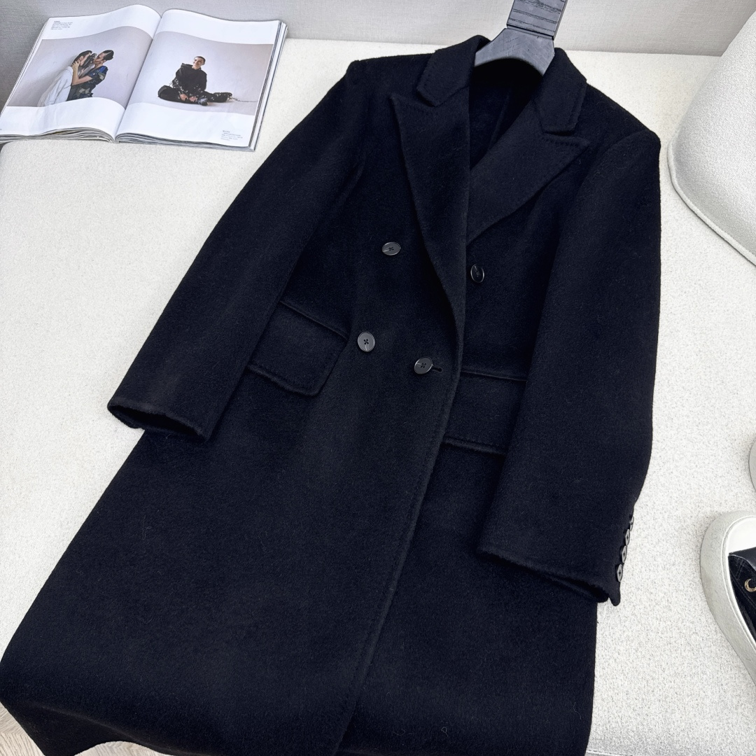 走路带风系列 Slp🆕 25Ss————秋冬最新款高级感长款大衣外套 🖤秋冬的必备款 双面尼羊毛面料很厚