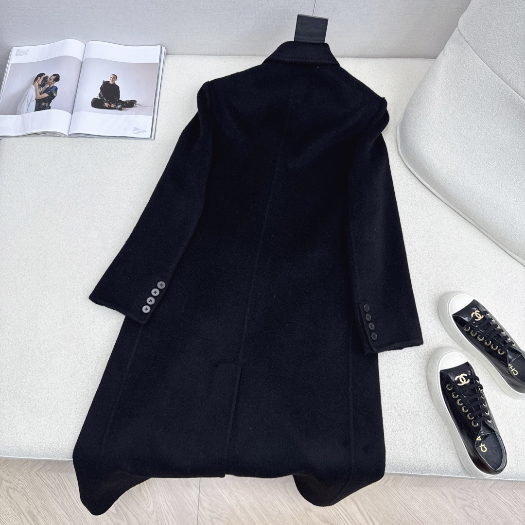 走路带风系列 Slp🆕 25Ss————秋冬最新款高级感长款大衣外套 🖤秋冬的必备款 双面尼羊毛面料很厚