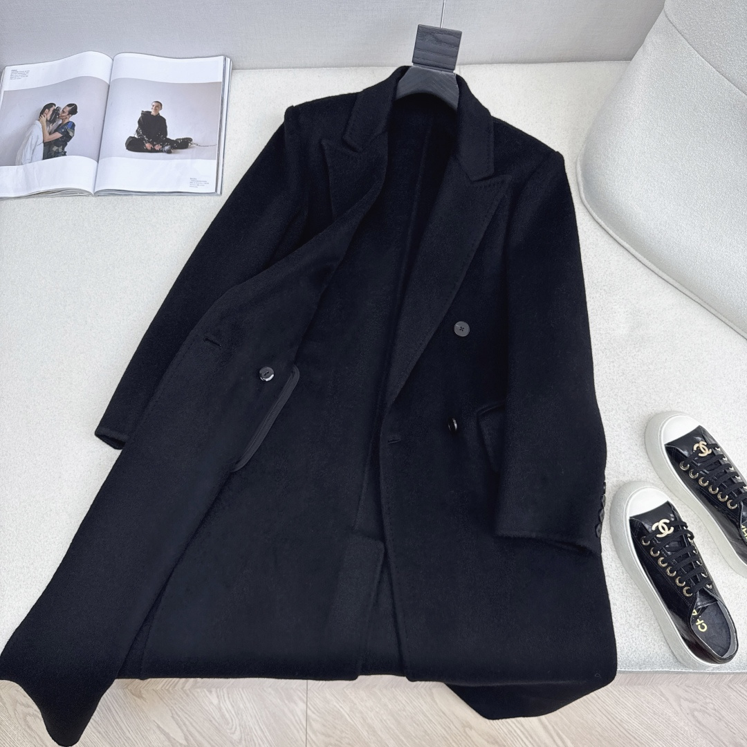 走路带风系列 Slp🆕 25Ss————秋冬最新款高级感长款大衣外套 🖤秋冬的必备款 双面尼羊毛面料很厚