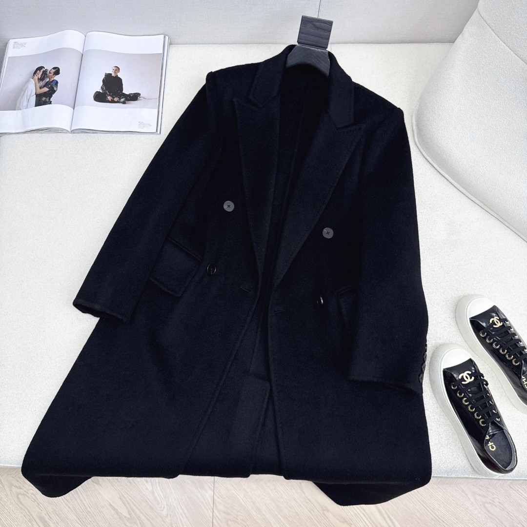 走路带风系列 Slp🆕 25Ss————秋冬最新款高级感长款大衣外套 🖤秋冬的必备款 双面尼羊毛面料很厚