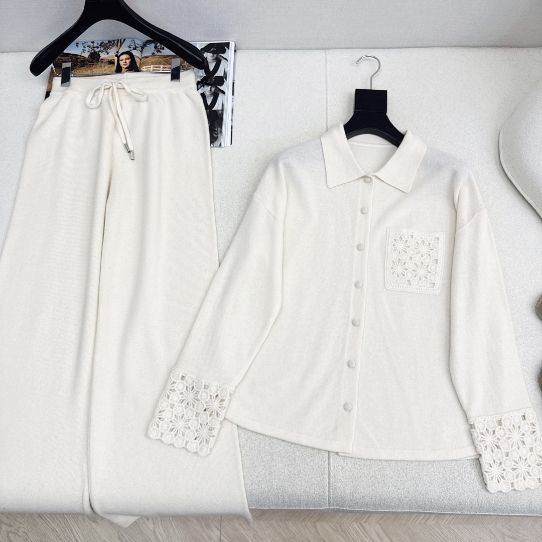 Wool Set: Hand-Hooked Sweater & Straight-Leg Pants - Chic & Cozy 8 cmp i1759724383958 5553 0 6