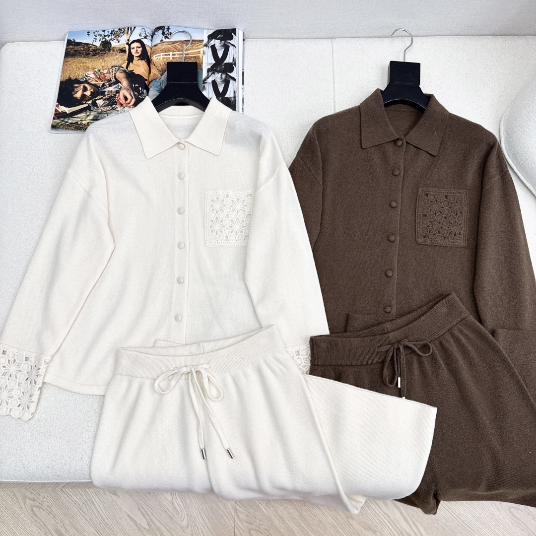 Wool Set: Hand-Hooked Sweater & Straight-Leg Pants - Chic & Cozy 2 cmp i1759724383960 1650 0 0