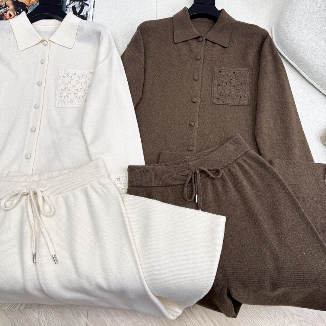 Wool Set: Hand-Hooked Sweater & Straight-Leg Pants - Chic & Cozy 6 cmp i1759724384789 8173 0 4